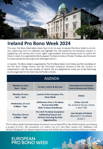 Pro Bono Week Ireland 2024