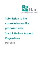 Submission to the consultation on the proposed new Social Welfare Appeal Regulations