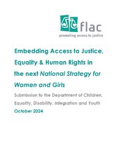 Embedding Access to Justice, Equality & Human Rights in the next National Strategy for Women and Girls